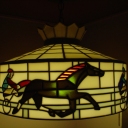 harness racing hanging light